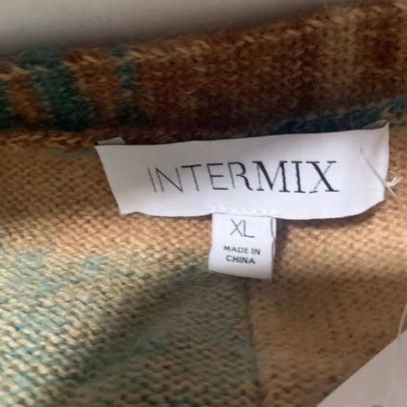 Intermix Gwyneth Space Dye Wool-Blend Cardigan - Picture 5 of 5